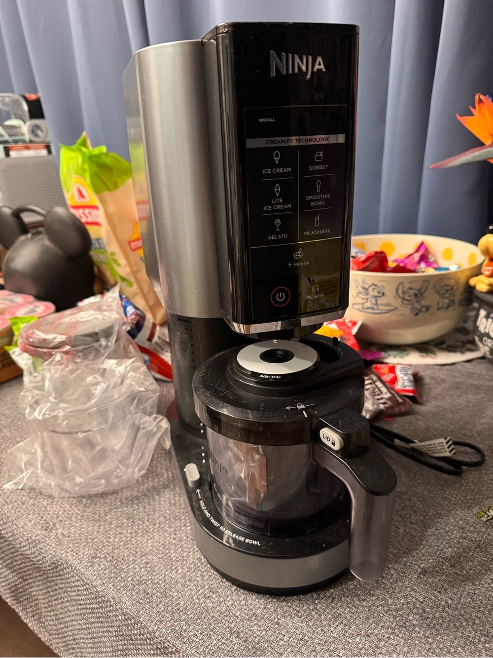Ninja Frozen Dessert Maker in Silver and Black